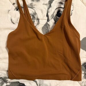 Lululemon Align Brown V-Neck Tank Top